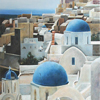 Oia, Santorini 2, oil on canvas, 80 x 40cm